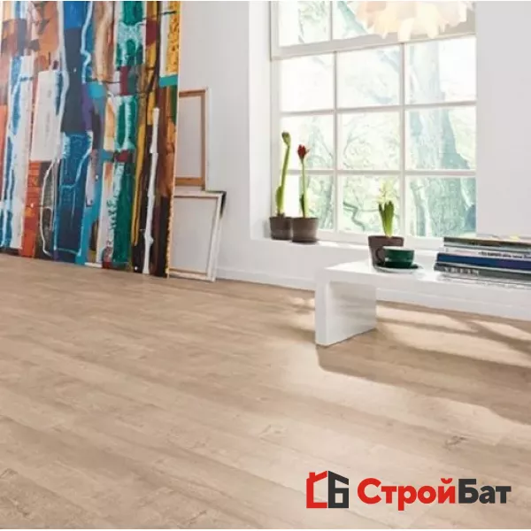 Ламинат Kastamonu Floorpan Black 4V 48 Дуб Индийский Песочный на сайте официального дилера в интерьере