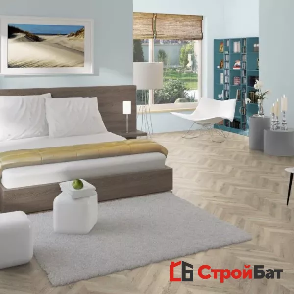 Ламинат Egger Kingsize 8/32 Дуб Риллингтон светлый EPL011 в интерьере