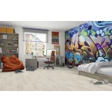 Ламинат Egger Large 8/32 Дуб Азгил белый EPL153 в интерьере Ламинат Egger Large 8/32 Дуб Азгил белый EPL153 в интерьере