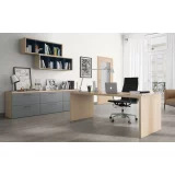 Ламинат Egger Large 8/32 Дуб Уолтем серый EPL124 в интерьере Ламинат Egger Large 8/32 Дуб Уолтем серый EPL124 в интерьере