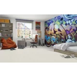 Ламинат Egger Kingsize 8/32 Aqua Plus Камень Сантино светлый EPL126 в интерьере