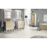 Ламинат Egger Kingsize 8/32 Aqua Plus Камень Сантино светлый EPL126 в интерьере
