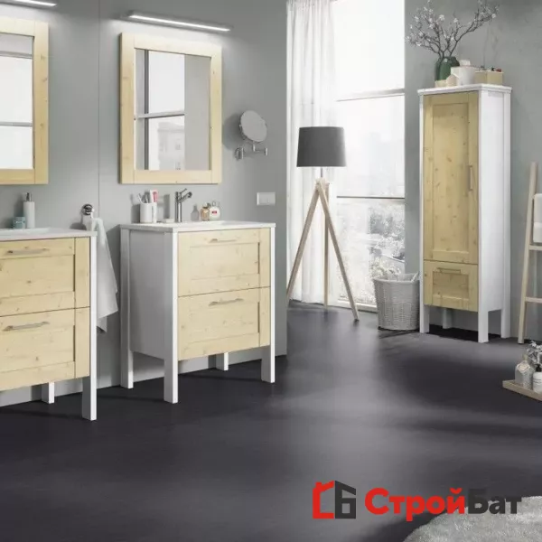 Ламинат Egger Kingsize 8/32 Aqua Plus Камень Сантино тёмный EPL127 в интерьере