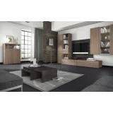 Ламинат Egger Kingsize 8/32 Aqua Plus Камень Сантино тёмный EPL127 в интерьере