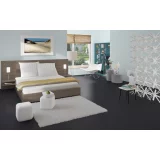 Ламинат Egger Kingsize 8/32 Aqua Plus Камень Сантино тёмный EPL127 в интерьере