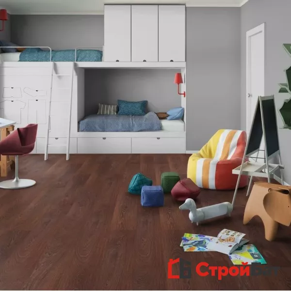 Ламинат Tarkett Woodstock Family Mocha Sherwood Oak на сайте официального дилера в интерьере