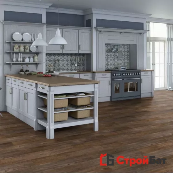 Ламинат Tarkett Woodstock Family Oak Robin Brown на сайте официального дилера в интерьере