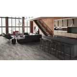 Ламинат Tarkett Woodstock Family Oak Robin Grey на сайте официального дилера в интерьере
