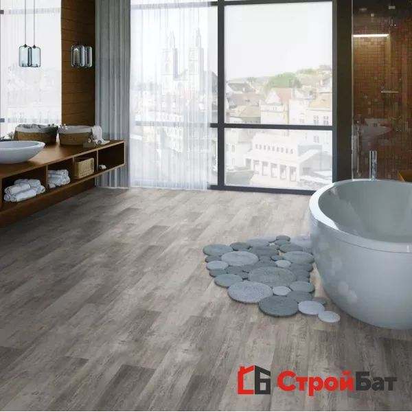 Ламинат Tarkett Woodstock Family Oak Robin Grey на сайте официального дилера в интерьере