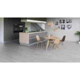 Ламинат Tarkett Woodstock Family Oak Snow Lux на сайте официального дилера в интерьере