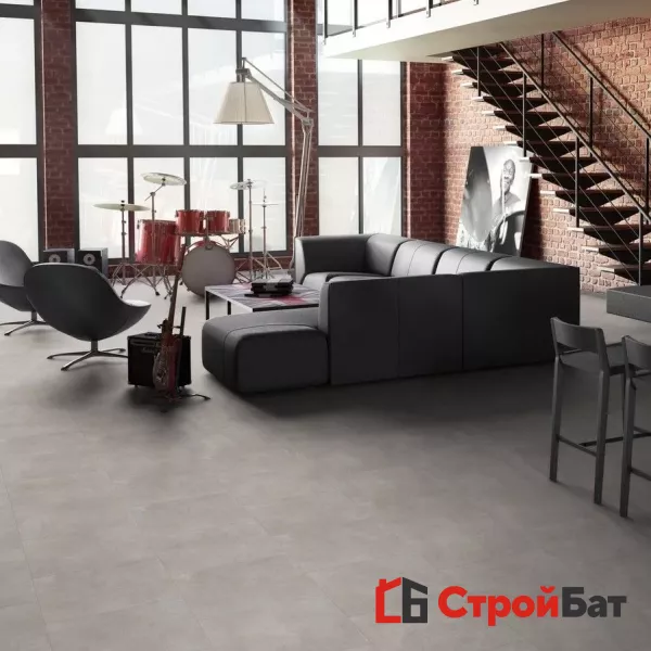 Виниловая клеевая плитка ПВХ Tarkett Art Vinyl Blues Victoria на сайте официального дилера в интерьере