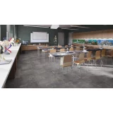 Виниловая клеевая плитка ПВХ Tarkett Art Vinyl Lounge Concrete на сайте официального дилера в интерьере