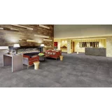 Виниловая клеевая плитка ПВХ Tarkett Art Vinyl Lounge Concrete на сайте официального дилера в интерьере