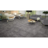 Виниловая клеевая плитка ПВХ Tarkett Art Vinyl Lounge Concrete на сайте официального дилера в интерьере