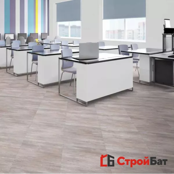 Виниловая клеевая плитка ПВХ Tarkett Art Vinyl Lounge Delmar на сайте официального дилера в интерьере