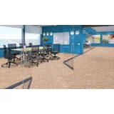 Виниловая клеевая плитка ПВХ Tarkett Art Vinyl Lounge Jaffa на сайте официального дилера в интерьере
