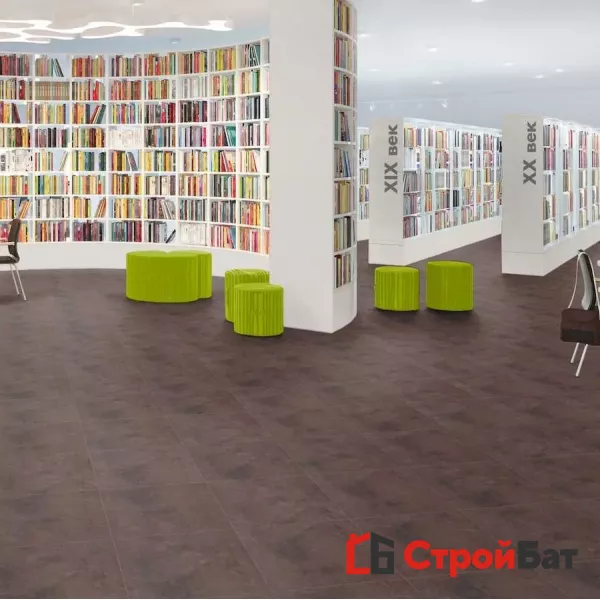 Виниловая клеевая плитка ПВХ Tarkett Art Vinyl Lounge Skye на сайте официального дилера в интерьере