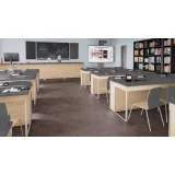 Виниловая клеевая плитка ПВХ Tarkett Art Vinyl Lounge Skye на сайте официального дилера в интерьере