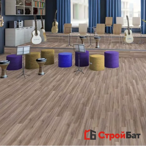 Виниловая клеевая плитка ПВХ Tarkett Art Vinyl Lounge Acoustic на сайте официального дилера в интерьере