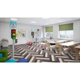 Виниловая клеевая плитка ПВХ Tarkett Art Vinyl Lounge Buddha на сайте официального дилера в интерьере