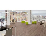 Виниловая клеевая плитка ПВХ Tarkett Art Vinyl Lounge Charango на сайте официального дилера в интерьере