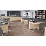 Виниловая клеевая плитка ПВХ Tarkett Art Vinyl Lounge Charango на сайте официального дилера в интерьере