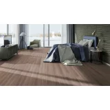 Виниловая клеевая плитка ПВХ Tarkett Art Vinyl Lounge Charango на сайте официального дилера в интерьере