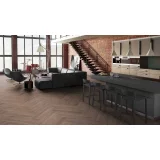 Виниловая клеевая плитка ПВХ Tarkett Art Vinyl Lounge Charango на сайте официального дилера в интерьере