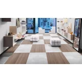 Виниловая клеевая плитка ПВХ Tarkett Art Vinyl Lounge Charango на сайте официального дилера в интерьере