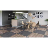 Виниловая клеевая плитка ПВХ Tarkett Art Vinyl Lounge Costes на сайте официального дилера в интерьере