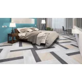 Виниловая клеевая плитка ПВХ Tarkett Art Vinyl Lounge Costes на сайте официального дилера в интерьере