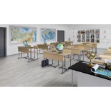 Виниловая клеевая плитка ПВХ Tarkett Art Vinyl Lounge Husky на сайте официального дилера в интерьере