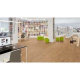 Виниловая клеевая плитка ПВХ Tarkett Art Vinyl Lounge Ibiza на сайте официального дилера в интерьере
