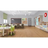 Виниловая клеевая плитка ПВХ Tarkett Art Vinyl Lounge Ibiza на сайте официального дилера в интерьере