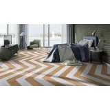 Виниловая клеевая плитка ПВХ Tarkett Art Vinyl Lounge Ibiza на сайте официального дилера в интерьере