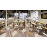 Виниловая клеевая плитка ПВХ Tarkett Art Vinyl Lounge Ibiza на сайте официального дилера в интерьере