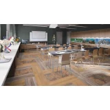 Виниловая клеевая плитка ПВХ Tarkett Art Vinyl Lounge Ibiza на сайте официального дилера в интерьере