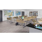 Виниловая клеевая плитка ПВХ Tarkett Art Vinyl Lounge Moby на сайте официального дилера в интерьере Виниловая клеевая плитка ПВХ Tarkett Art Vinyl Lounge Moby на сайте официального дилера в интерьере