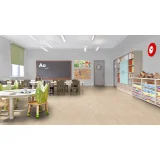 Виниловая клеевая плитка ПВХ Tarkett Art Vinyl Lounge Simple на сайте официального дилера в интерьере
