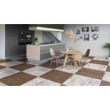 Виниловая клеевая плитка ПВХ Tarkett Art Vinyl New Age Sense на сайте официального дилера в интерьере