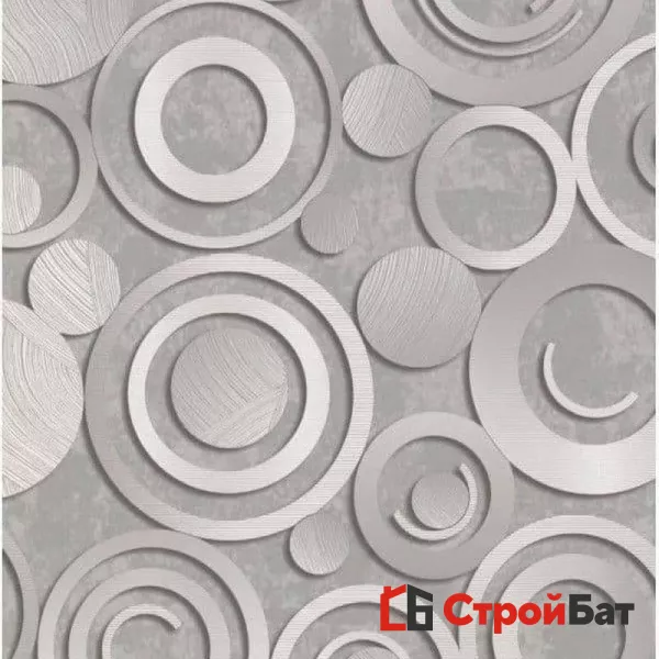 Виниловые обои горяч. тисн. One Five (3493-6) на флизелиновой основе 1,06*10,05м